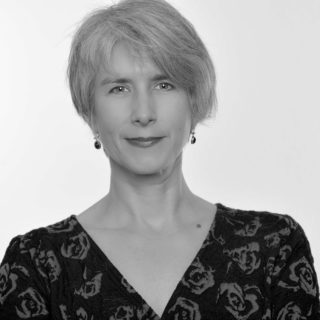 Schwarz-weiß Portrait von Dr. Wiebke Koenig